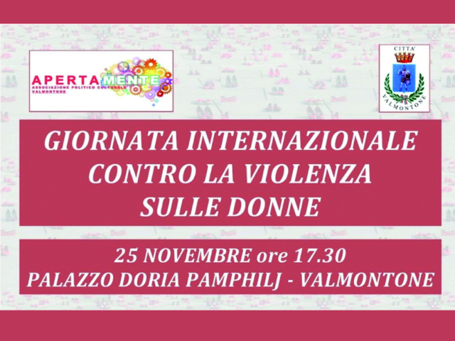 Giornata contro la violenza sulle donne